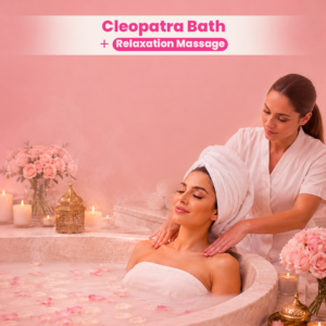 Cleopatra Bath + 25-Min Relaxation Massage